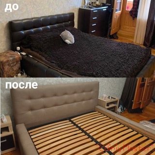 Перетяжка изголовья кровати Харьков фото 7